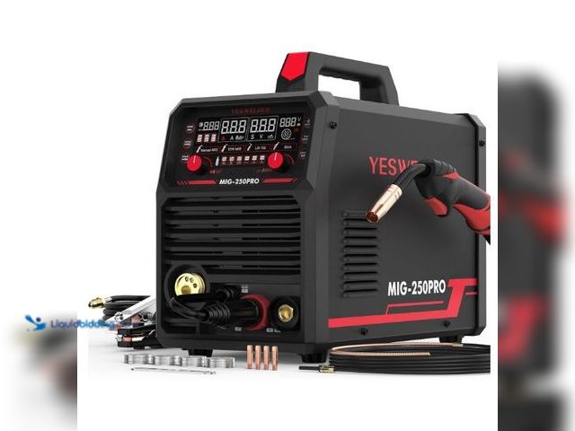 Lot 49-1577234 - YESWELDER MIG-250PRO Aluminum MIG Welder, 250A 110V/220V Advanced Digital Display, MIG/Pulsed MIG/Fl...