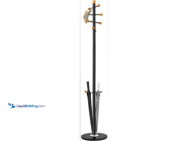 Lot 49-5437460 - 71'' Coat Tree Freestanding Heavy Duty With Marble Base, Metal Coat Racks Free Standing Coat Hanger ...