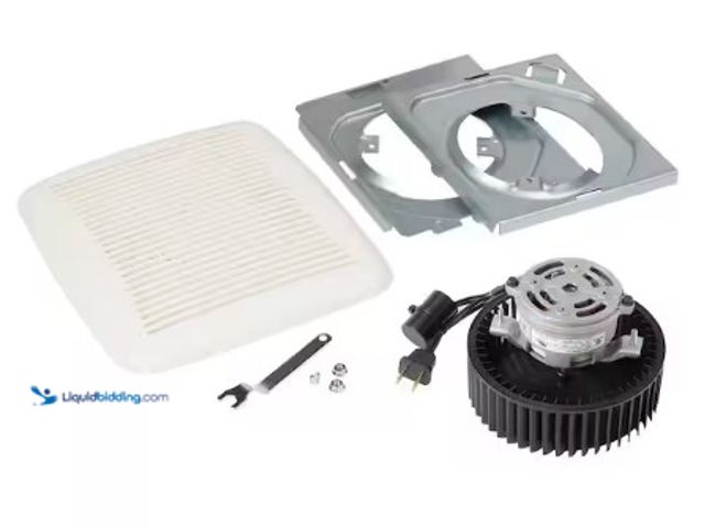 Lot 49-3631520 - Broan-NuTone QuicKit 60 CFM 3.0 Sones Bathroom Replacement Motor and Grille/Cover, Model # BKR60, Un...