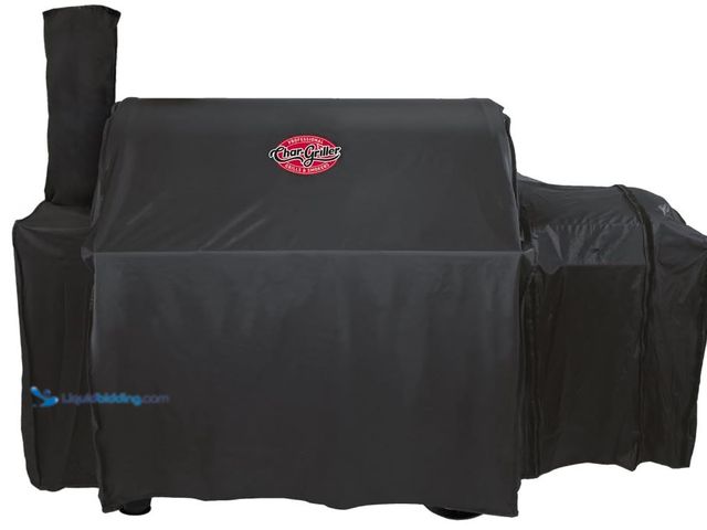 Lot 49-5520488 - Char-Griller® Grand Champ™ Grill Cover, Shields and Protects from Moisture, Wind, Sand, Birds and Di...