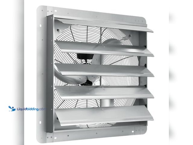 Lot 49-5545050 - VEVOR
24 in. Shutter Exhaust Fan High-Speed 3320 CFM Aluminum Wall Mount Attic Fan, Wall Fan with V...