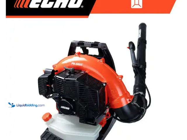 Lot 49-2020856 - ECHO 216 MPH 517 CFM 58.2cc Gas 2-Stroke Backpack Leaf Blower with Tube Throttle, Model # PB-580T. M...