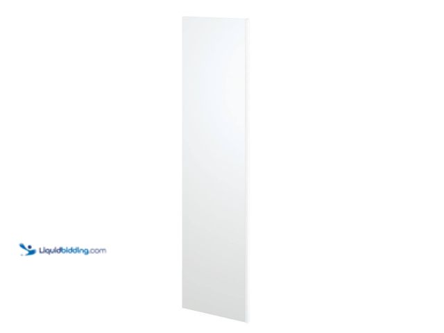 Lot 49-5416140 - Hampton Bay Courtland 1.5 in. W x 96 in. H Refrigerator End Panel in Polar White. [Model # AREP-CSW]...