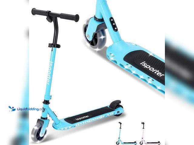 Lot 49-3430548 - Aero iSporter Kids Electric Scooter | Hand Accelerator & LED Lights | Electric scooters for Boys Gir...