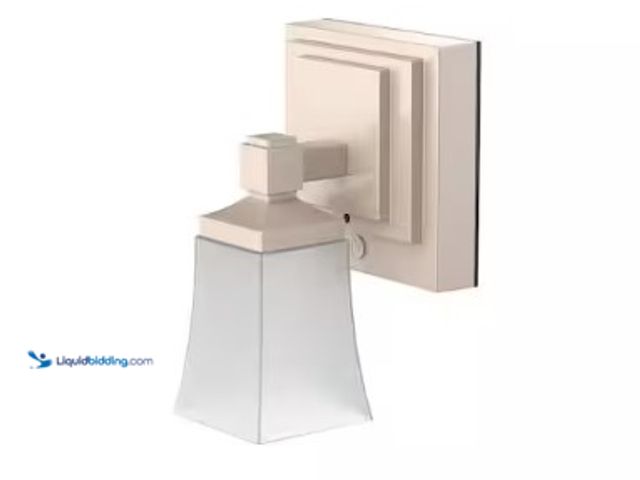 Lot 49-3612865 - Lot of (3) Westek 5 in. Satin Gold Single LED Downlight Vanity Sconce Light with Remote (1-Pack), Mo...