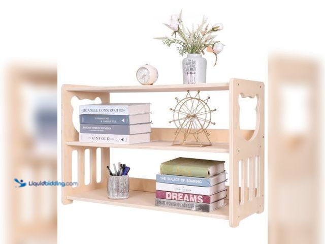 Lot 49-5436509 - Montessori Bookshelf Toy Rack Children's Toy Storage Organizer Children's Room Bookshelf Sturdy and ...