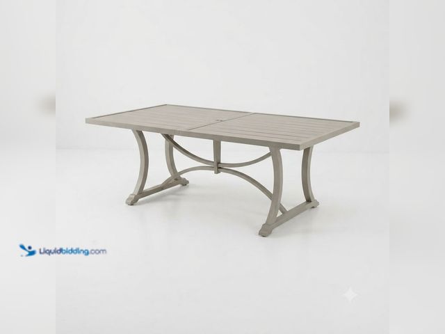 Lot 49-1630692 - Hampton Bay Holly Cove 70in x 40in Patio Dining Table ONLY, Unused  Ref#WM0730