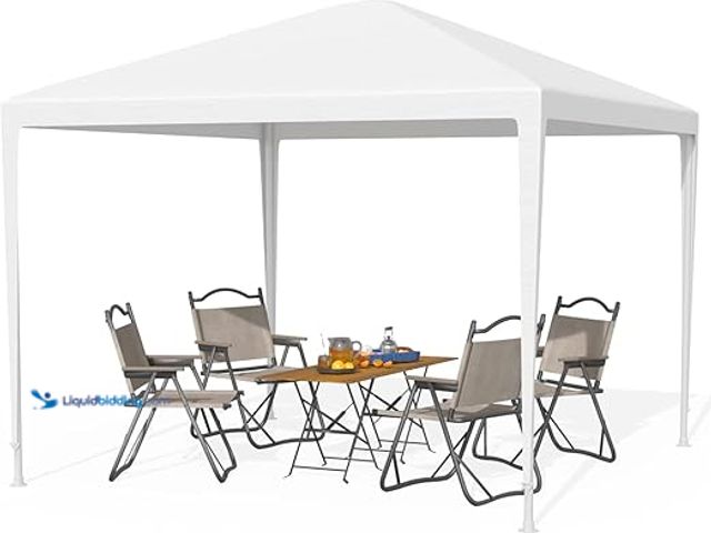 Lot 49-5407270 - 10x10 Gazebo Waterproof Outdoor Canopy Patio Tent Party Tent for Wedding BBQ Cater. Used