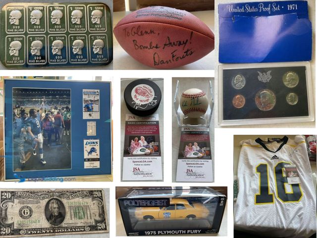 FLINT: Coin, Sports Memorabilia, Toys & Collectables Auction!