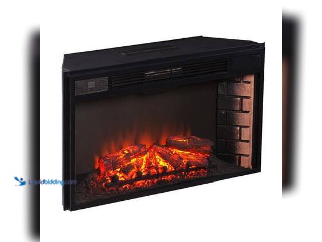 Lot 49-5572463 - Southern Enterprises 33 in. Widescreen Electric Firebox with Remote Control. Model # HD387468,. Unus...