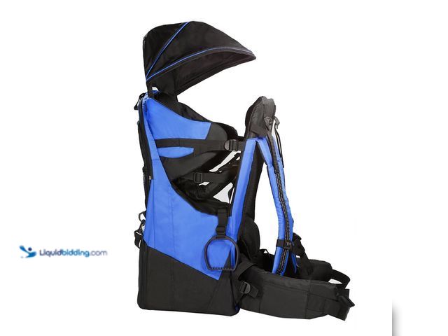 Lot 49-5410368 - ClevrPlus Deluxe Adjustable Baby Carrier Outdoor Hiking Child Backpack Camping. [ASIN: B0773ZN2ML] U...