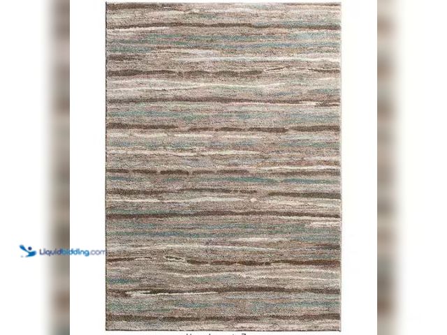 Lot 49-1627336 - Home Decorators Collection Shoreline Multi 5 ft. x 7 ft. Striped Area Rug Model # 1203PM58HD.101, Sl...