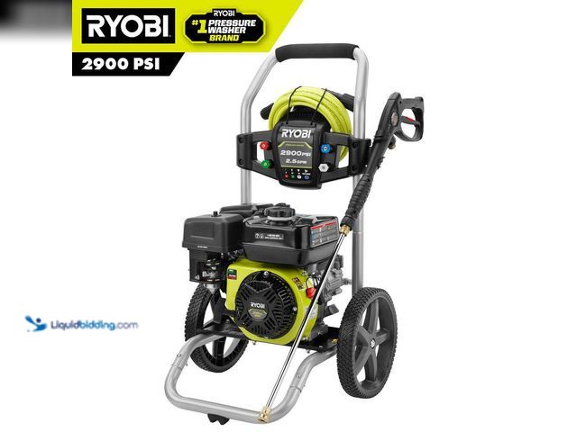 Lot 49-5413868 - RYOBI
2900 PSI 2.5 GPM Cold Water Gas Pressure Washer with 212cc Engine UNUSED (TESTED)