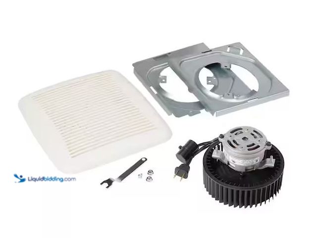 Lot 49-5561110 - Broan-NuTone
QuicKit 60 CFM 3.0 Sones Bathroom Replacement Motor and Grille/Cover, Unused