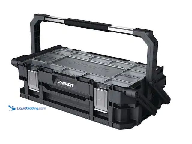 Lot 49-5545854 - Connect Stackable Portable Cantilever 22 Removable Compartment Small Tool and Parts Organizer With S...