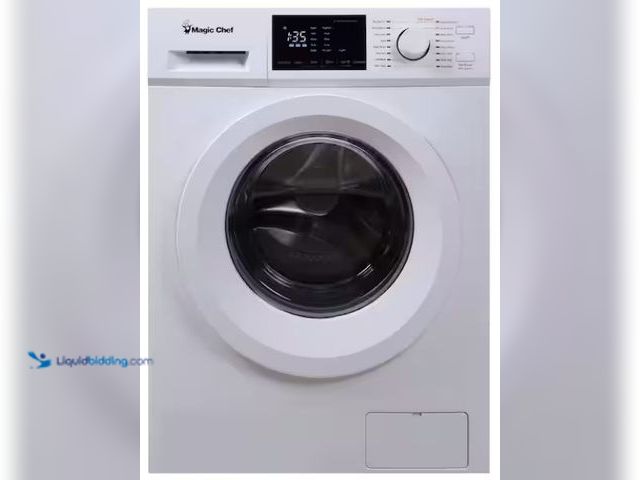 Lot 49-5444751 - Magic Chef 24 in. 2.7 cu. ft. Front Load Compact Washer in White. [Model # MCSFLW27W] NEW. MSRP: $1,...