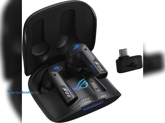Lot 49-5453754 - ASUS ROG Cetra True Wireless SpeedNova Gaming Earbuds – Dual-Mode (BT, 2.4GHz), Dirac Opteo, Bone-Co...