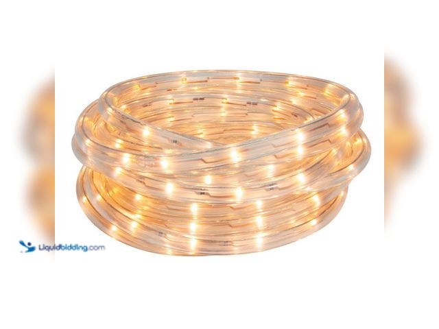 Lot 49-3529082 - EcoSmart
16 ft. Indoor/Outdoor Bright White Plug-in Integrated LED Rope light (2pack) (one has no c...