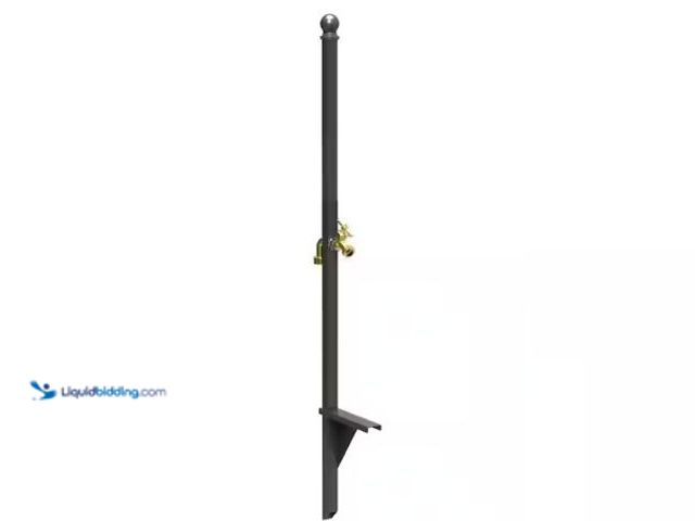 Lot 49-2022327 - Lot of (2) LIBERTY GARDEN 125 ft. Americana Black Steel Customizable Hose Stand Garden Hose Reel wit...