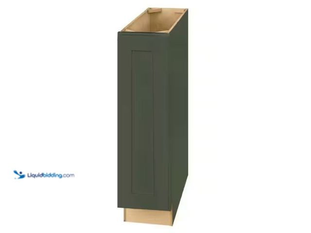 Lot 49-1623824 - Hampton Bay Avondale 9 in. W x 24 in. D x 34.5 in. H Ready to Assemble Plywood Shaker Base Kitchen C...