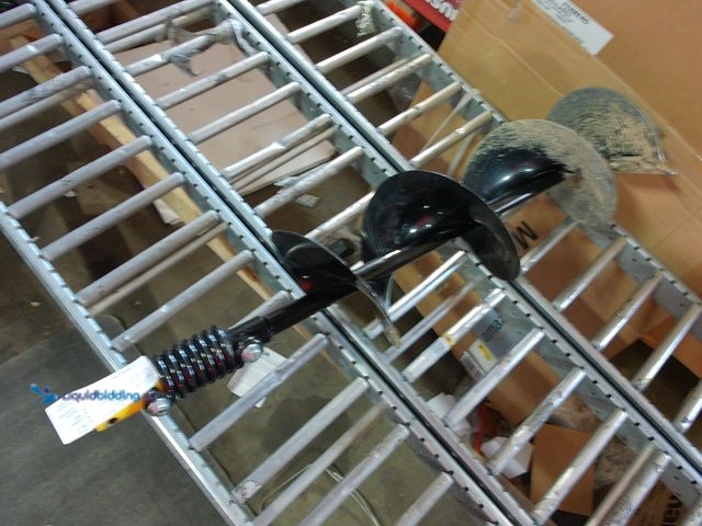 Lot 49-1548695 - 37in H. x 8in W. Black Metal Auger Blade, Used  Ref#HDPA116