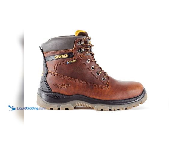 Lot 49-5410475 - DEWALT Men's Titanium Waterproof 6 in. Work Boots - Steel Toe - Brown Size 10 (W)[Model # DXWP10011X...