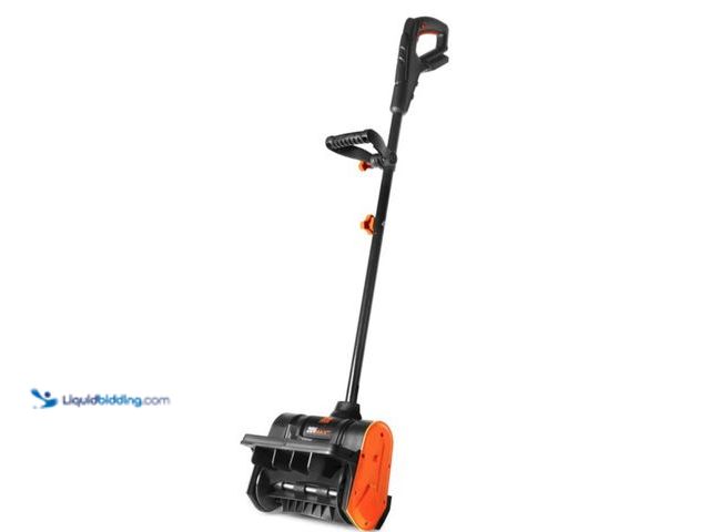 Lot 49-2001277 - WEN 12-in Plastic Blade Auto Snow Shovel with 6.5-in Composite Handle, Model # 20720, Unused, No bat...