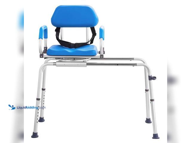 Lot 49-5446888 - SVOPES
Sliding Tub Transfer Bench, 20.9 in. W, Freestanding, Adjustable Height and Foldable, 360° S...