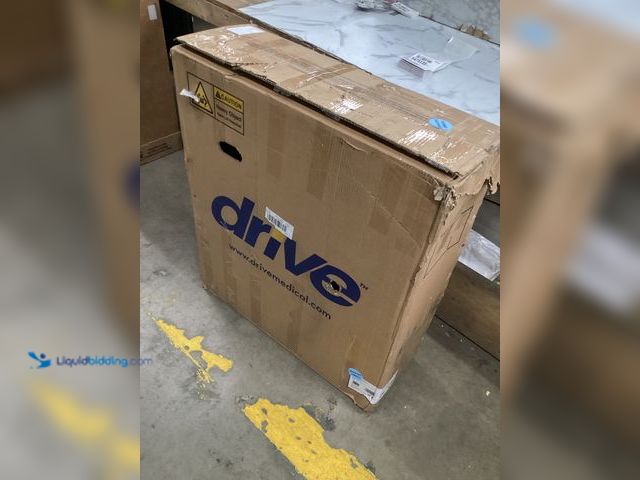 Lot 49-5475105 - Drive Medical 18 in. Blue Streak Wheelchair with Flip Back Desk Arms and Elevating Leg Rests. Model ...