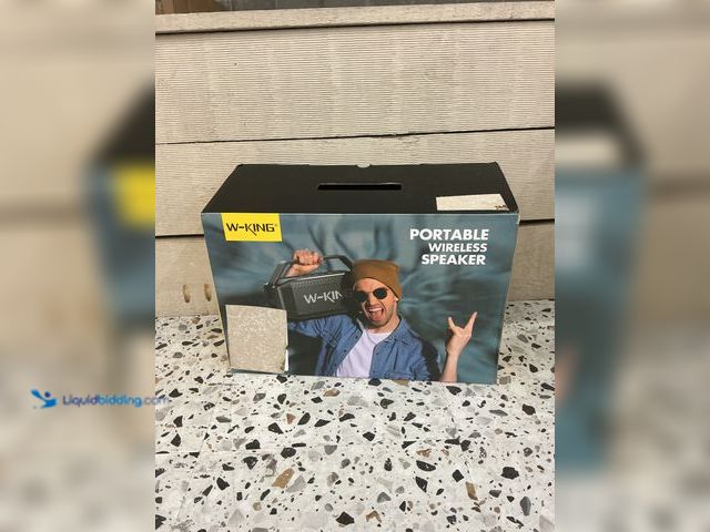 Lot 49-5476708 - Portable Bluetooth Speaker 100W(Peak) Loud with Deep Bass, W-KING IPX6 Waterproof Speaker. Model #B0...