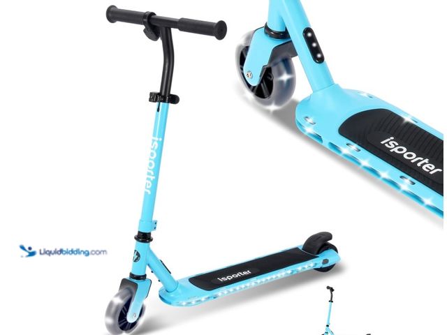 Lot 49-3431481 - Aero iSporter Kids Electric Scooter | Hand Accelerator & LED Lights | Electric scooters for Boys Gir...