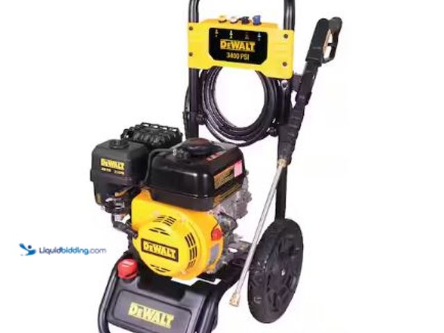 Lot 49-1625501 - DEWALT 3400 PSI 2.5 GPM Gas Pressure Washer with Maintenance-Free Pump, Heavy-Duty Commercial Cold W...