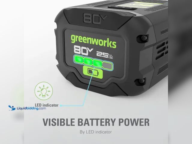 Lot 49-5520755 - 80V 2.5 Ah Lithium-Ion Battery. MODEL# BAB741. Unused