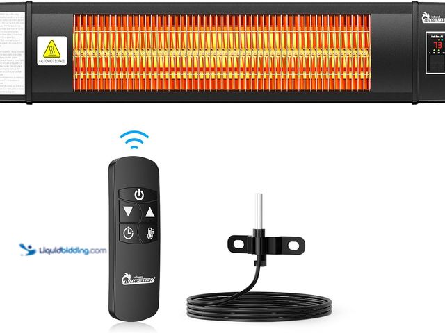 Lot 49-5406709 - Dr Infrared Heater DR-268 Smart Greenhouse Heater with built in Temperature Control and Digital Ther...