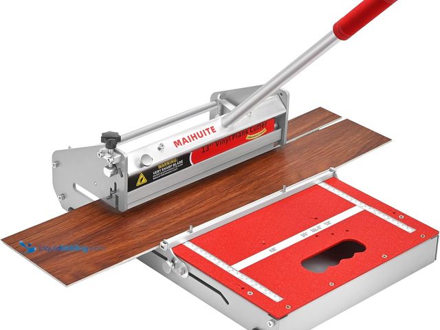 Lot 49-5437315 - 10mm Thick Floor Cutter - 13" Pro Vinyl Floor Cutter for LVP, LVT, WPC, SPC, PVC, VCT, Rigid Core Vi...
