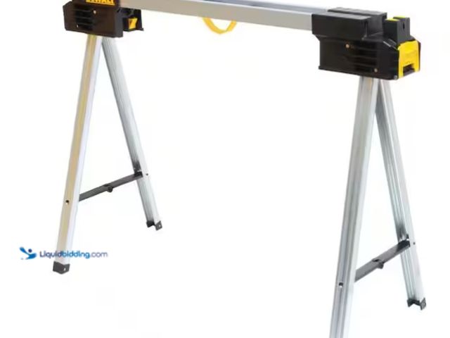 Lot 49-1575728 - DEWALT 32 in. H Metal Folding Sawhorse, Model # DWST11155, Unused  Ref#ASRHD0130