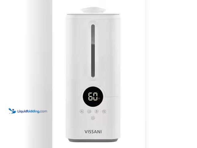 Lot 49-5486547 - Vissani
1.5 Gal. Ultrasonic Humidifier 360 Degree Turning Dual Nozzle Cool Mist for Medium Room in ...
