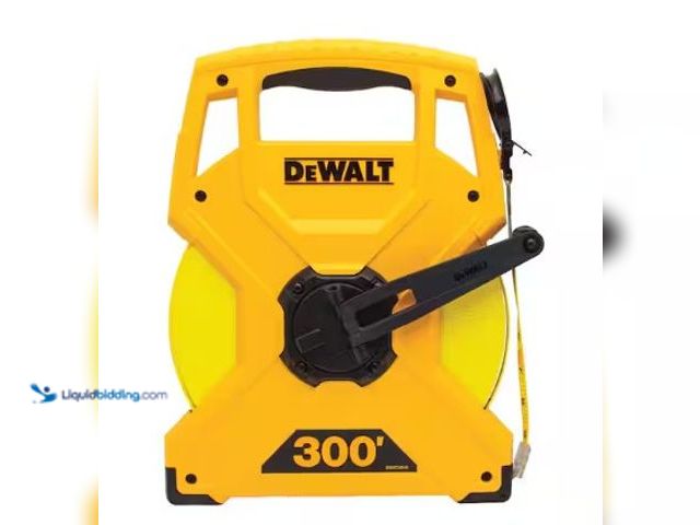 Lot 49-2022844 - DEWALT 300 ft. Measuring Tape, Model # DWHT34049, MSRP $39.97, Slightly used, Scuffs & scratches.  R...