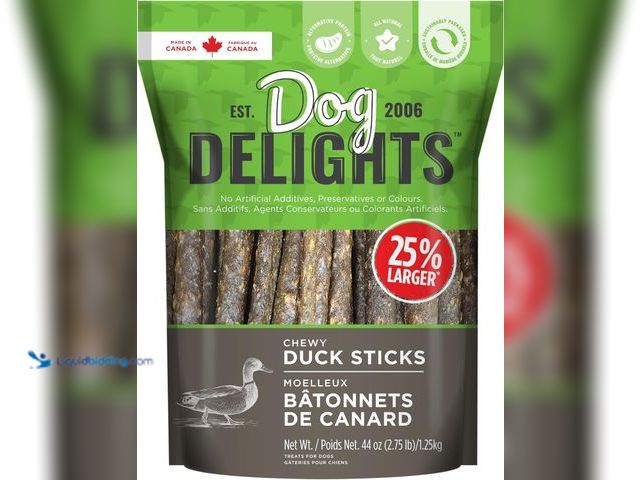 Lot 49-5416011 - Chewy Duck Sticks 1.25KG, Dog Treats. [ASIN: B0DBRR1HVV] Unused. BBD: 03/16/2027