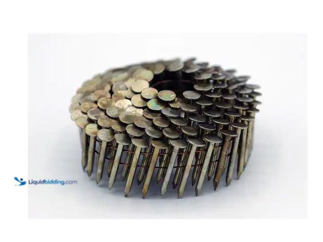 Lot 49-5555529 - Everbilt
Roofing Coil Nails 1-1/4 in. x 0.120-Gauge smooth E.G. 7,200 Per Box, Unused