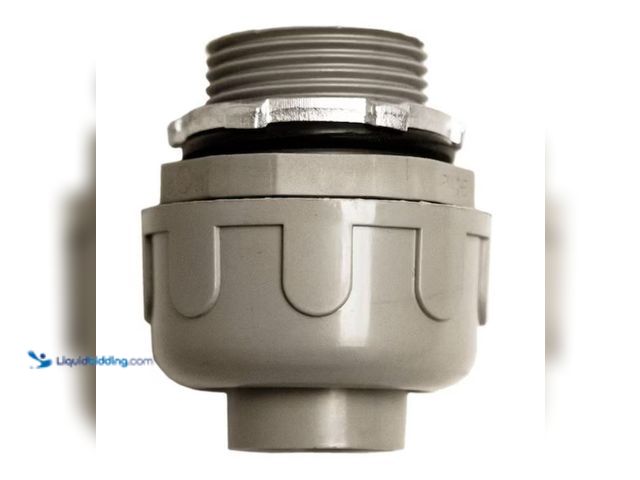 Lot 49-2006434 - Lot of (2) 5-packs of Southwire 1/2 in. Liquidtight NM Straight PVC Conduit Fitting Connector, Model...