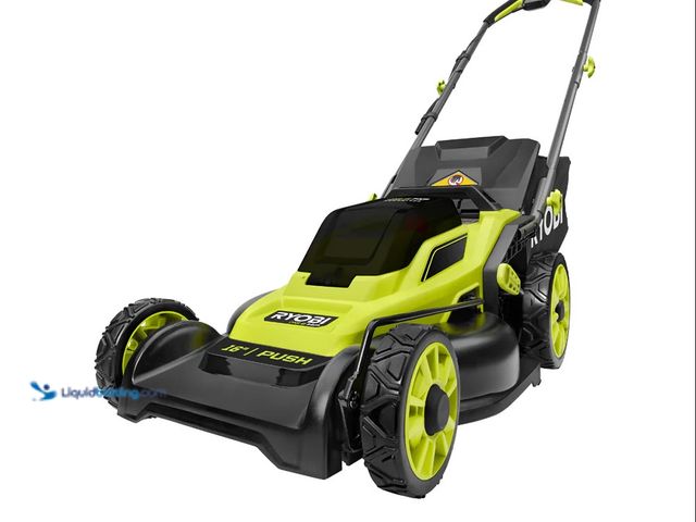 Lot 49-1574765 - RYOBI ONE+ HP 18V Brushless 16 in. Cordless Battery Walk Behind Push Lawn Mower with (2) 4.0 Ah Batt...