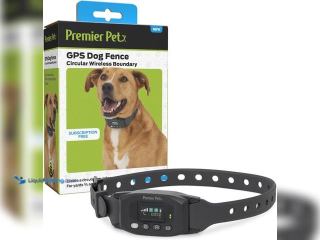 Lot 49-5544046 - Premier Pet GPS Dog Fence with Circular Wireless Boundary - Customizable Safe Roaming Zones - Humane...