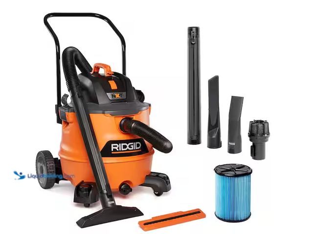 Lot 49-5545344 - 16 Gal. 6.5 Peak HP NXT Shop Vacuum Wet Dry Vac with Cart, Fine Dust Filter, Hose and Accessory Atta...