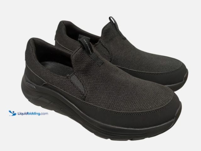 Lot 49-5574264 - Skechers Men's Arch Comfort Flex Everyday Sneaker, 66751S (Black, 10). UPC #199252127174. Unused