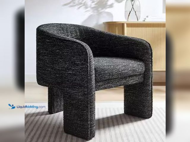 Lot 49-5486445 - MODWAY
Greer Comfy Barrel Accent Chair with 3 Legs in Charcoal Boucle Fabric Internet # 333764587
...