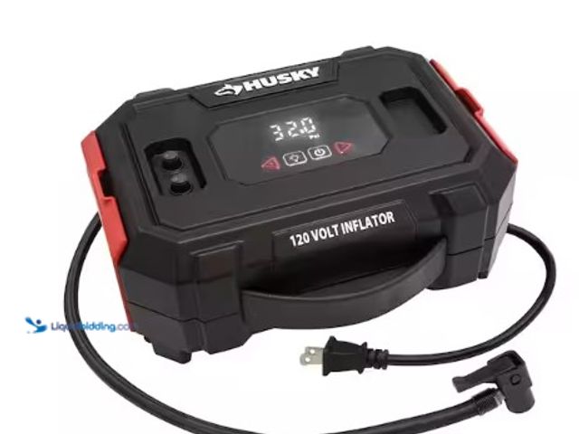 Lot 49-1516468 - Husky 120-Volt Inflator, Model # H120N, new, tested works.  Ref#HD-0725