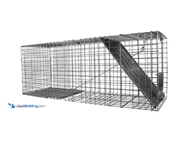 Lot 49-1630961 - Havahart Large 1-Door Professional Live Animal Cage Trap for Raccoon, Opossum, Groundhog, and Feral ...