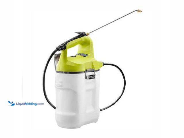 Lot 49-5554390 - RYOBI ONE+ 18V Cordless Battery 2 Gallon Chemical Sprayer (Tool Only). Model # P2803BTL. Unused