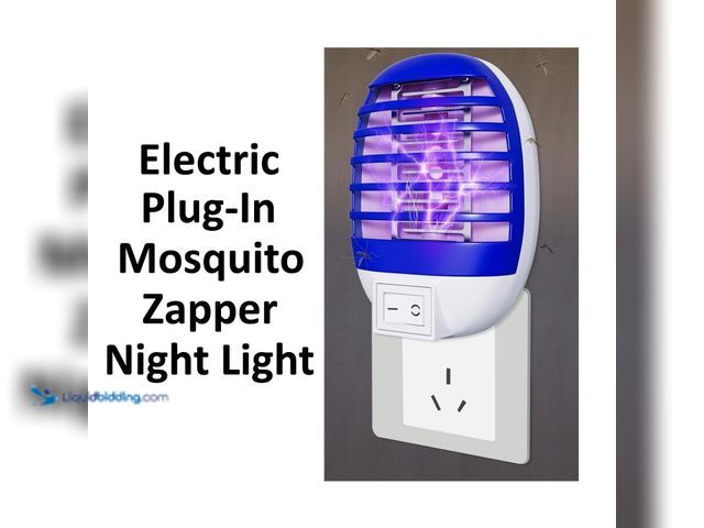 Lot 49-5388838 - Electric Plug-In Mosquito/Insect Zapper Night Light - NEW - Low power consumption and high performan...